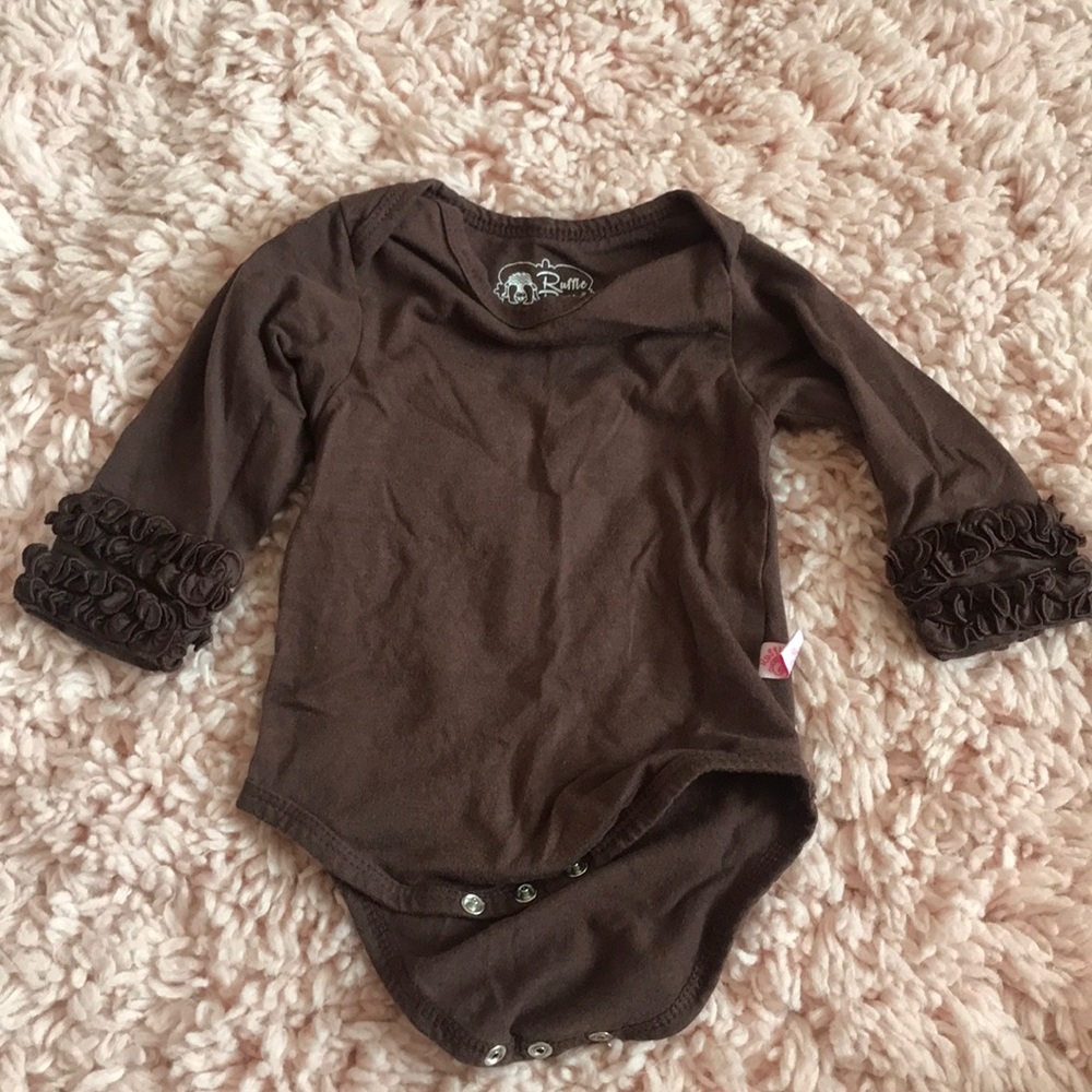 Ruffle butts ruffled onesie